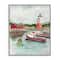 Stupell Industries Coastal Christmas Harbour Framed Giclee Wall Art